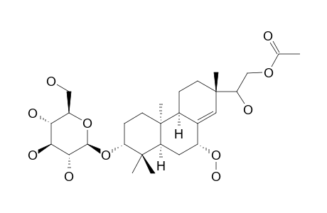 ENT-16-ACETOXY-3-ALPHA,15-DIHYDROXY-7-BETA-HYDROPEROXY-PIMAR-8-(14)-EN-3-ALPHA-O-BETA-GLUCOPYRANOSIDE