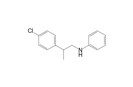 N-Phenyl-N-(2-(4-chlorophenyl)propyl)amine