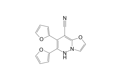 2,3-Difur-2yl-4-cyano-5,8-oxazolo[2,3-b]pyridazine