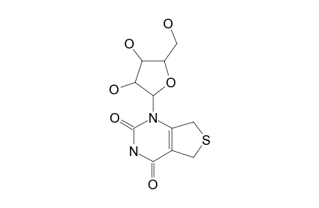 5H,7H-1-(beta-D-RIBOFURANOSYL)-DIHYDRO-THIENO-[4#3,4-D]-PYRIMIDINE-2,4-DIONE