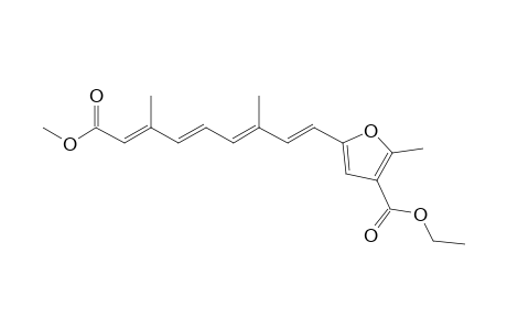 Methyl 9-[3'-ethoxycarbonyl-2'-methyl-5'-furyl)-3,7-dimethyl-2,4,6,8-nonateraenoate