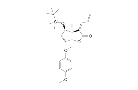 (3Z,3aR,4R,6aS)-3-allylidene-4-[tert-butyl(dimethyl)silyl]oxy-6a-[(4-methoxyphenoxy)methyl]-3a,4-dihydrocyclopenta[b]furan-2-one