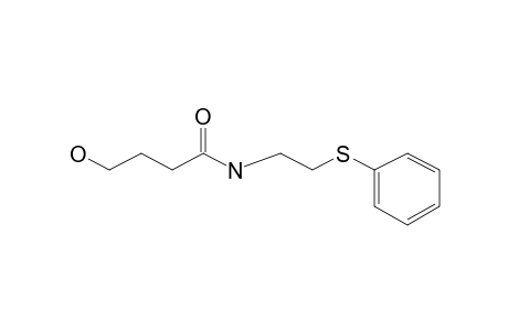 4-Hydroxy-N-[2-[phenylthio]ethyl]butyramide