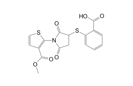3-thiophenecarboxylic acid, 2-[3-[(2-carboxyphenyl)thio]-2,5-dioxo-1-pyrrolidinyl]-, methyl ester