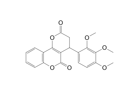 2H,5H-Pyrano[3,2-c][1]benzopyran-2,5-dione, 3,4-dihydro-4-(2,3,4-trimethoxyphenyl)-