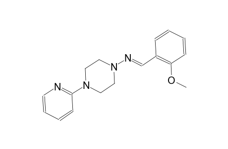 1-piperazinamine, N-[(E)-(2-methoxyphenyl)methylidene]-4-(2-pyridinyl)-