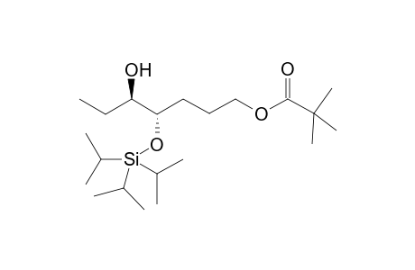 (5R)-(+)-Hydroxy-(4S)-(triisopropylsilyloxy)heptyl pivalate