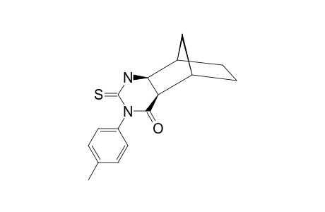 3-(Para-methylphenyl)-2-thioxo-2,3,R-4a,cis-5,6,7,cis-8,cis-8a-octahydro-5,8-methanoquinazolin-4(1H)-one