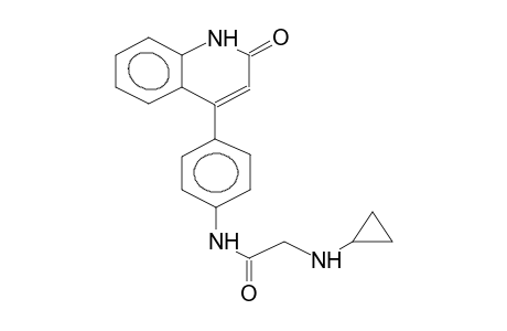 4-(4-CYCLOPROPYLAMINOACETYLAMINOPHENYL)QUINOLIN-2(1H)-ONE