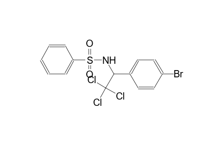 N-[1-(4-bromophenyl)-2,2,2-trichloroethyl]benzenesulfonamide