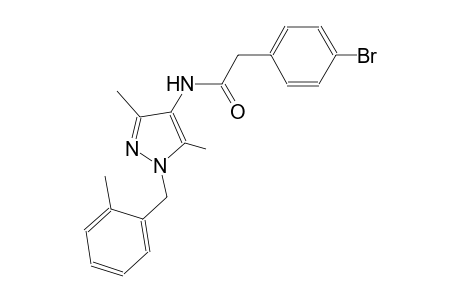 2-(4-bromophenyl)-N-[3,5-dimethyl-1-(2-methylbenzyl)-1H-pyrazol-4-yl]acetamide
