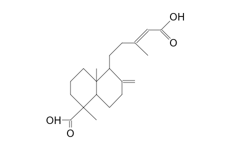 1-Naphthalenecarboxylic acid, 5-(4-carboxy-3-methyl-3-butenyl)decahydro-1,4a-dimethyl-6-methylene-, [1S-[1.alpha.,4a.alpha.,5.alpha.(E),8a.beta.]]-