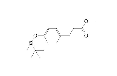 Methyl 3-[4-(t-butyldimethylsilanyloxy)phenyl]propionate