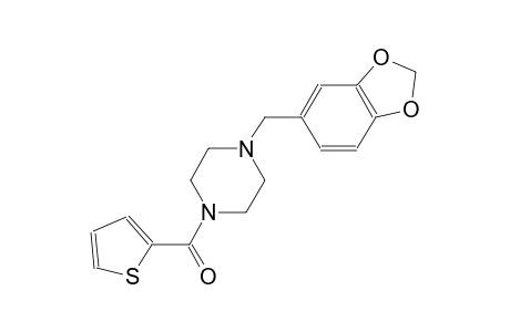1-(1,3-benzodioxol-5-ylmethyl)-4-(2-thienylcarbonyl)piperazine