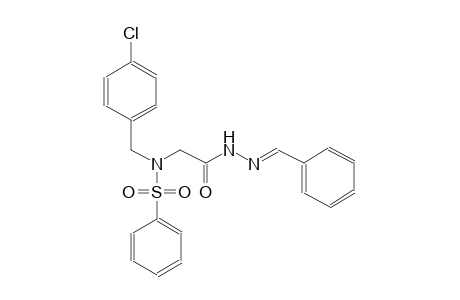 N-{2-[(2E)-2-benzylidenehydrazino]-2-oxoethyl}-N-(4-chlorobenzyl)benzenesulfonamide