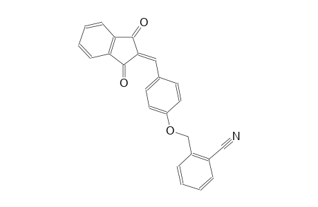 benzonitrile, 2-[[4-[(1,3-dihydro-1,3-dioxo-2H-inden-2-ylidene)methyl]phenoxy]methyl]-