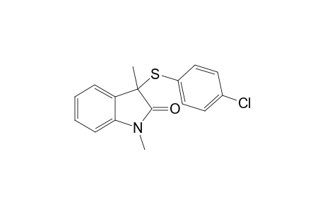 3-(4-Chlorophenylthio)-1, 3-dimethylindolin-2-one