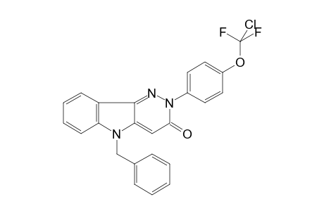 5-Benzyl-2-{4-[chloro(difluoro)methoxy]phenyl}-2,5-dihydro-3H-pyridazino[4,3-b]indol-3-one