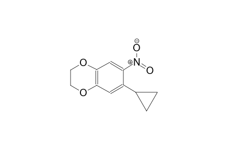 1,4-benzodioxin, 6-cyclopropyl-2,3-dihydro-7-nitro-