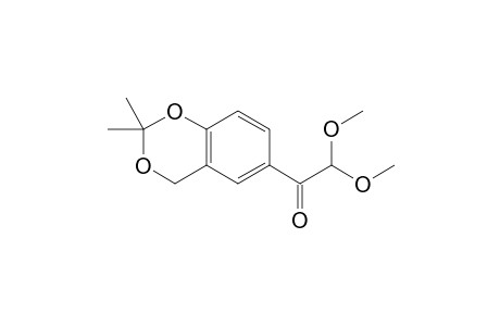 1-(2,2-DIMETHYL-4H-BENZO-[D]-[1,3]-DIOXIN-6-YL)-2,2-METHOXYETHANONE