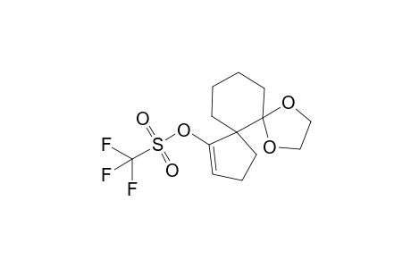 Trifluoromethanesulfonic acid 1,4-dioxadispiro[4.0.4.4]tetradec-7-en-7-yl ester