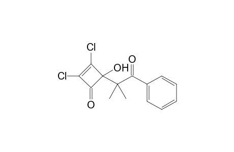 2,3-bis(chloranyl)-4-(2-methyl-1-oxidanylidene-1-phenyl-propan-2-yl)-4-oxidanyl-cyclobut-2-en-1-one