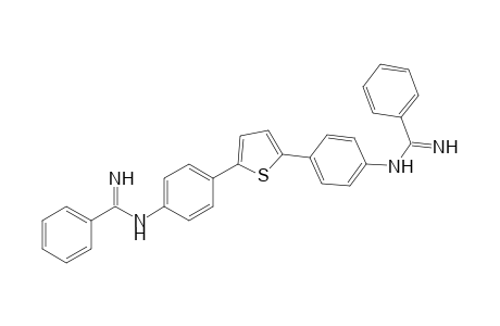 2,5-Bis[4-(benzimidoyl)aminophenyl]thiophene