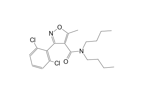 N,N-dibutyl-3-(2,6-dichlorophenyl)-5-methyl-4-isoxazolecarboxamide