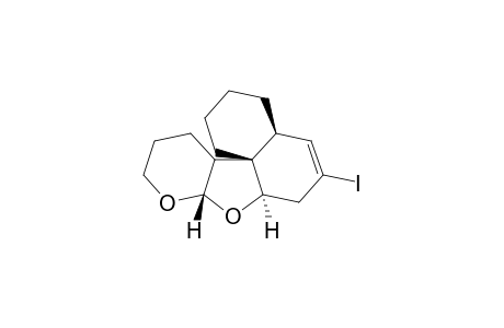 6-Iodo-2,3,4,4a,7,7a,8a,11,12,12a-decahydro-1H,10H-benzo[d]pyrano[2,3-b]benzofuran