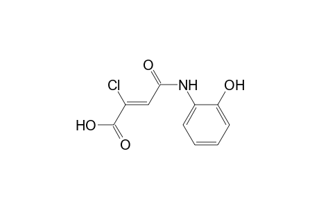 2-Butenoic acid, 2-chloro-4-[(2-hydroxyphenyl)amino]-4-oxo-, (Z)-