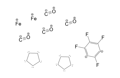 Iron, tetracarbonylbis(.eta.5-2,4-cyclopentadien-1-yl)[.mu.-(2,4,5,6-tetrafluoro-1,3-phenylene)]di-