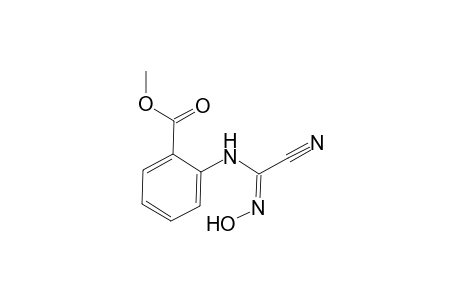 2-[[cyano-(hydroxyamino)methylene]amino]benzoic acid methyl ester