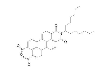 N-[1'-Hexylheptyl]-9,10-dinitroperylene-3,4-dicarboxamide