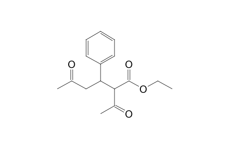 Ethyl 2-acetyl-5-oxo-3-phenylhexanoate