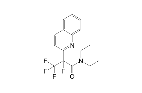 N,N-Diethyl-2-(2'-Quinolinyl)perfluoropropionamide