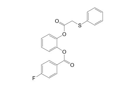 1,2-Benzendiol, o-(4-fluorobenzoyl)-o'-(phenylthioacetyl)-