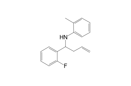 N-(1-(2-fluorophenyl)but-3-enyl)-2-methylaniline
