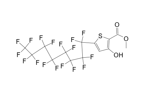 2-Thiophenecarboxylic acid, 5-(heptadecafluorooctyl)-3-hydroxy-, methyl ester