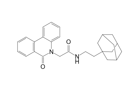 N-[(1'-Adamantyl)ethyl]-2-[ 6' (5H)-oxophenanthridin-5'-yl]acetamide