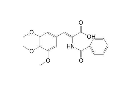 2-Benzoylamido-3-(3,4,5-trimethoxyphenyl)propenoic acid