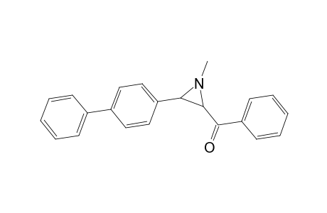 Methanone, (3-[1,1'-biphenyl]-4-yl-1-methyl-2-aziridinyl)phenyl-, trans-