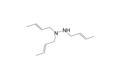 Hydrazine, tri-2-butenyl-