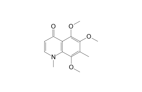 5,6,8-Trimethoxy-1,7-dimethyl-4(1H)-quinolinone