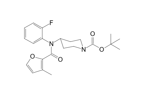 tert-Butyl-4-[(2-fluorophenyl)(3-methylfuran-2-carbonyl)amino]piperidine-1-carboxylate