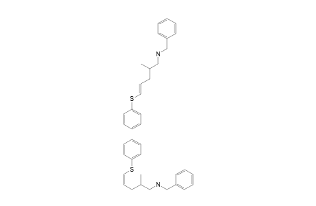 N-BENZYL-2-METHYL-5-(PHENYLTHIO)-PENT-4-EN-1-AMINE;(E/Z)-MIXTURE