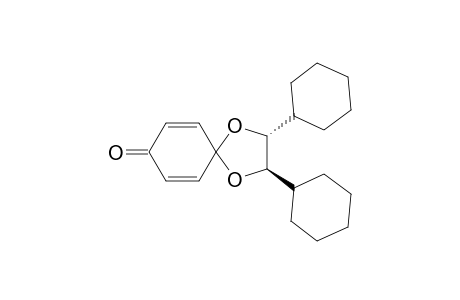 (2R,3R)-2,3-Dicyclohexyl-1,4-dioxaspiro[4,5]dec-6,9-dien-8-one