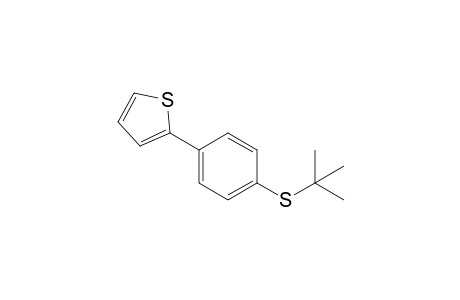 2-(4-tert-Butylsulfanylphenyl)thiophene