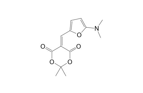 5-([5-(Dimethylamino)-2-furyl]methylene)-2,2-dimethyl-1,3-dioxane-4,6-dione