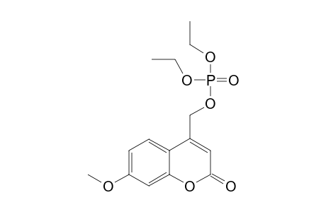 Diethyl(7'-methooxy-2'-oxobenzo[b]pyran-4'-yl)methyl phosphate