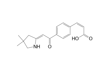 (Z,Z)-3-{4-(4,4-Dimethyl-pyrrolidin-2-ylidene)-acetyl-phenyl}-acrylic Acid